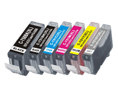 Ink-C-750BK + 751BK/C/M/Y/GY(XL)
